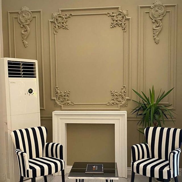 CEILING AND WALL CORNER MOTIF