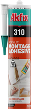 Akfix 310 Acrylic Montage Adhesive – 310ml Water-Based Strong Construction Glue
