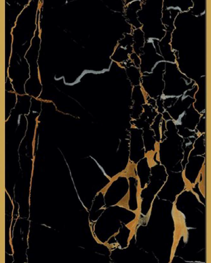 Marble Panels PVC  - GOLD BLACK