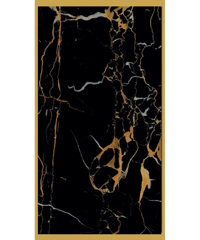 Marble Panels PVC  - GOLD BLACK