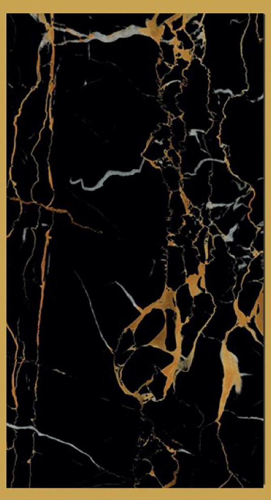 Marble Panels PVC  - GOLD BLACK