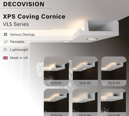 Led Cornice Coving Moulding VLS Series
