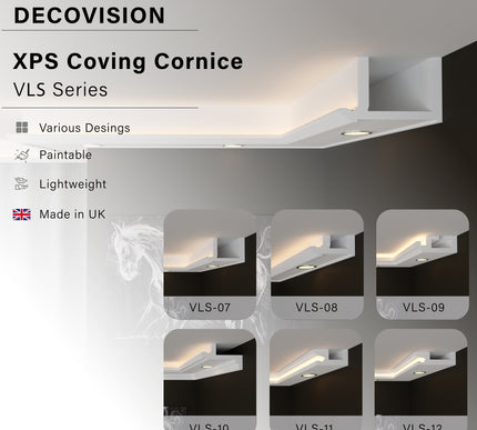 Led Cornice Coving Moulding VLS Series