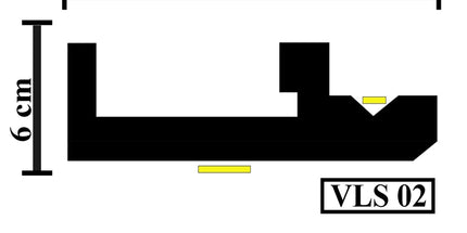 Led Cornice Coving Moulding VLS02