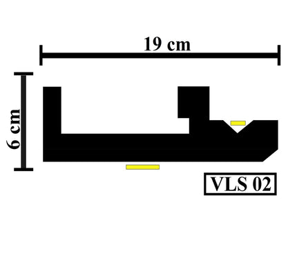 Led Cornice Coving Moulding VLS02