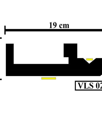 Led Cornice Coving Moulding VLS02