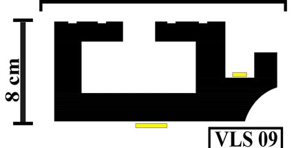 Led Cornice Coving Moulding VLS09