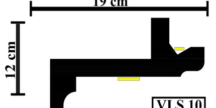 Led Cornice Coving Moulding VLS10