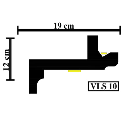 Led Cornice Coving Moulding VLS10
