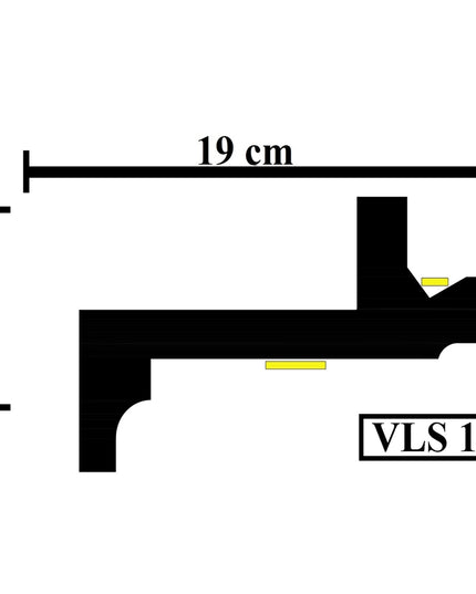 Led Cornice Coving Moulding VLS10