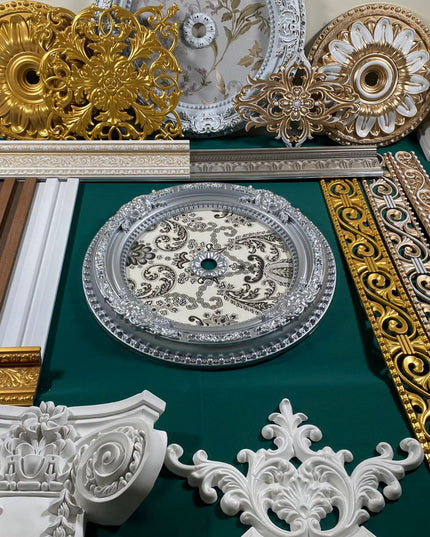 Palace Ceiling Rose Victorian Molding Gold DVN60-S