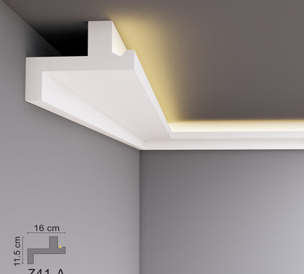 Decovision Xps Extruded Polystyrene Led Coving Cornice Molding Trim Z Series