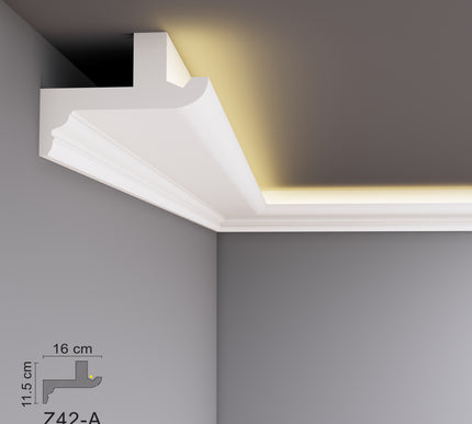 Decovision Xps Extruded Polystyrene Led Coving Cornice Molding Trim Z Series