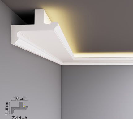 Decovision Xps Extruded Polystyrene Led Coving Cornice Molding Trim Z Series