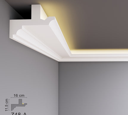 Decovision Xps Extruded Polystyrene Led Coving Cornice Molding Trim Z Series