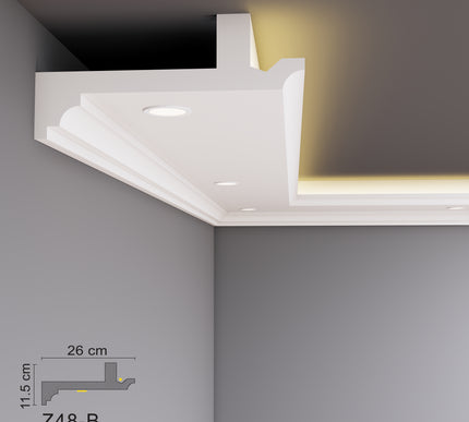 Decovision Xps Extruded Polystyrene Led Coving Cornice Molding Trim Z Series