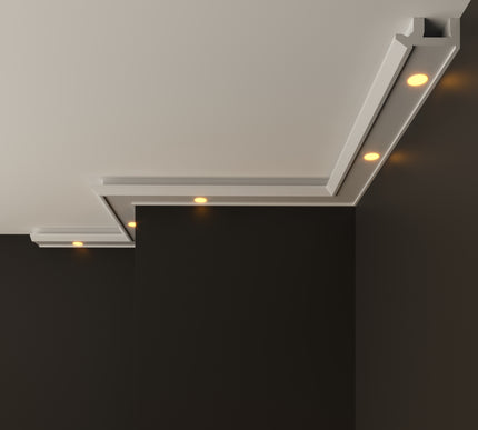 led polystyrene cornice