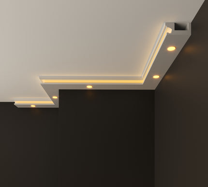 led polystyrene cornice