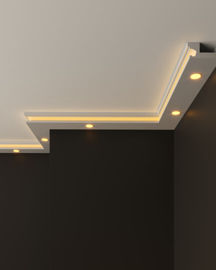 led polystyrene cornice