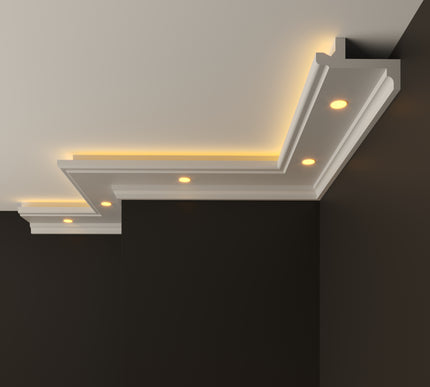 led polystyrene cornice