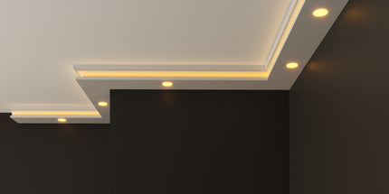 led polystyrene cornice
