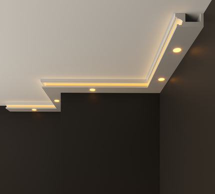 led polystyrene cornice