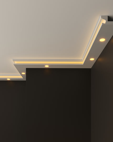 led polystyrene cornice