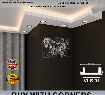 Led Cornice Coving Moulding VLS Series