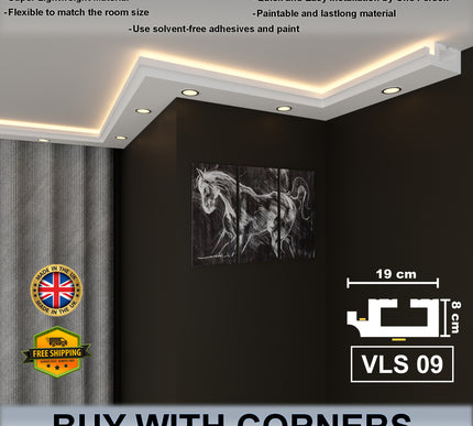 Led Cornice Coving Moulding VLS Series