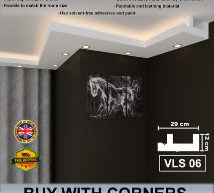 Led Cornice Coving Moulding VLS Series