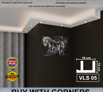 Led Cornice Coving Moulding VLS Series