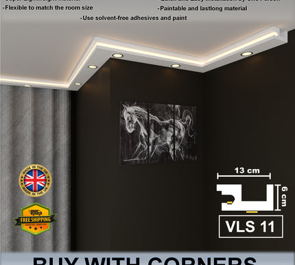 Led Cornice Coving Moulding VLS Series