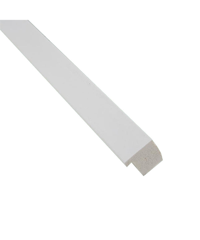 PAINTABLE PANELING CORNER END FOR WALL AND CEILING DECORATION - POLYMER RAW MATERIAL - DV120-D2KM 3cm