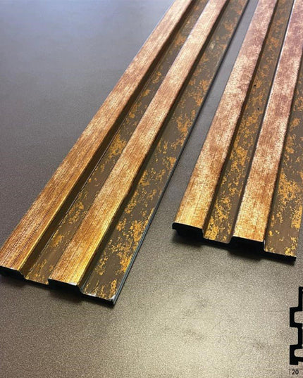 PANELING FOR WALL AND CEILING DECORATION - POLYMER RAW MATERIAL - DV120-AA 12 cm