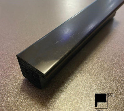 PANELING CORNER END FOR WALL AND CEILING DECORATION - POLYMER RAW MATERIAL - DV120-SKM 3cm