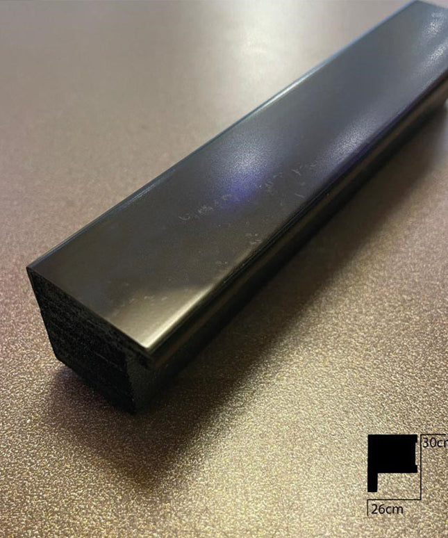 PANELING CORNER END FOR WALL AND CEILING DECORATION - POLYMER RAW MATERIAL - DV120-SKM 3cm