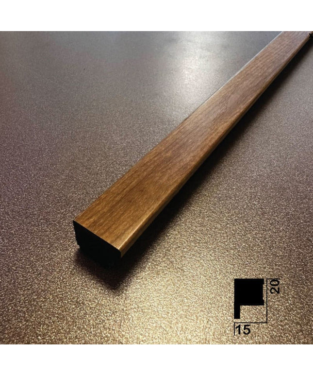 PANELING CORNER END FOR WALL AND CEILING DECORATION - POLYMER RAW MATERIAL - DV120-KCKM 2cm