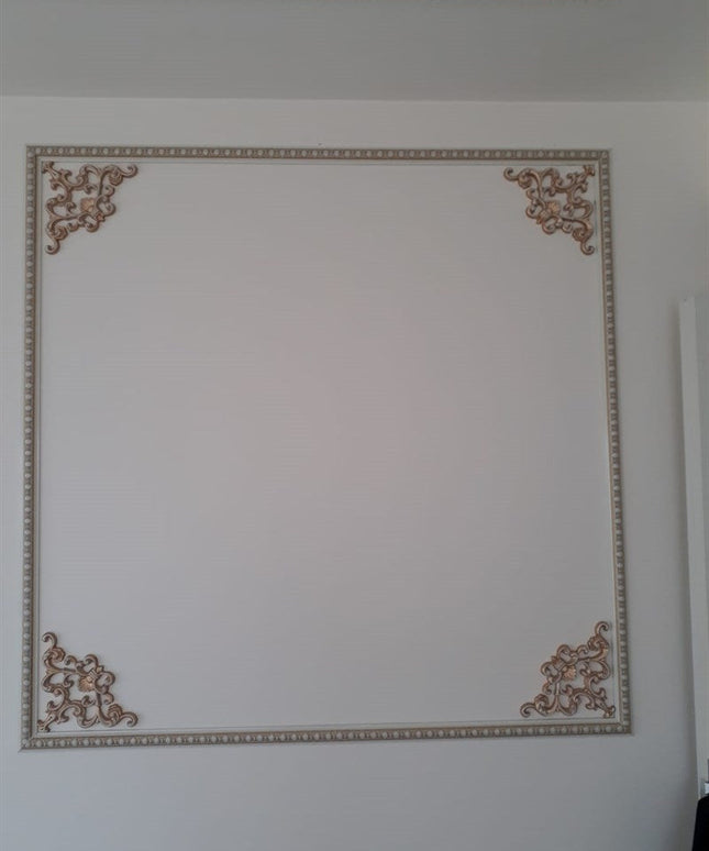 PALACE CORNER MOTIF - POLYSTYRENE - DGM24-P PATINA 41*26cm