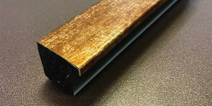 PANELING CORNER END FOR WALL AND CEILING DECORATION - POLYMER RAW MATERIAL - DV120-AAKM 3cm