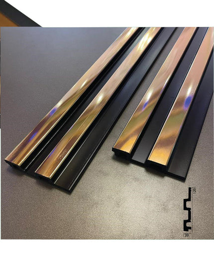 PANELING FOR WALL AND CEILING DECORATION - POLYMER RAW MATERIAL - DV120-SA 12 cm