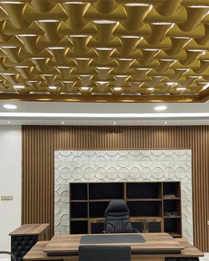 PANELING FOR WALL AND CEILING DECORATION - POLYMER RAW MATERIAL - DV120-CM 12cm