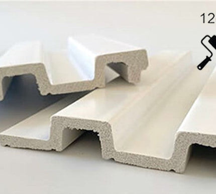 PAINTABLE PANELING FOR WALL AND CEILING DECORATION - POLYMER RAW MATERIAL - DV120-D2 12 cm