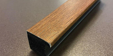 PANELING CORNER END FOR WALL AND CEILING DECORATION - POLYMER RAW MATERIAL -DV120-CMKM 3cm