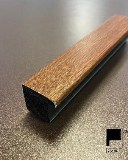 PANELING CORNER END FOR WALL AND CEILING DECORATION - POLYMER RAW MATERIAL -DV120-CMKM 3cm