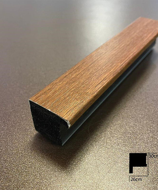 PANELING CORNER END FOR WALL AND CEILING DECORATION - POLYMER RAW MATERIAL -DV120-CMKM 3cm