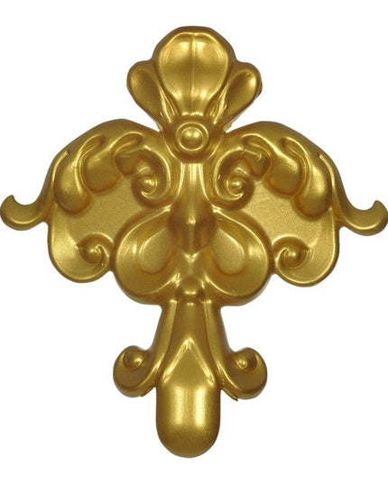 CORNER CEILING AND WALL MOTIF - POLYSTYRENE - DGM56-A- EXTERNAL CORNER GOLD 13*13cm