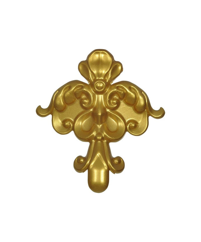 CORNER CEILING AND WALL MOTIF - POLYSTYRENE - DGM56-A- EXTERNAL CORNER GOLD 13*13cm