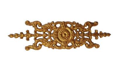 CORNER CEILING AND WALL MOTIF - POLYSTYRENE - DGM55-A- GOLD 8,5*30cm