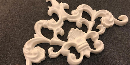 PALACE CORNER MOTIF - POLYSTYRENE - DGM23-D2 - PAINTABLE  27*18cm