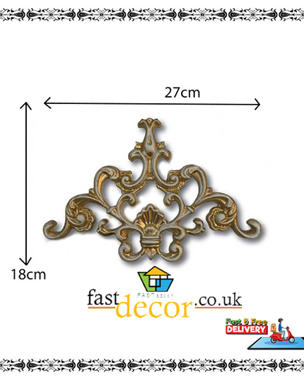 PALACE CORNER MOTIF - POLYSTYRENE - DGM23-P - PATINA 27*18cm